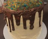 Φωτογραφία βήματος 8 της συνταγής Rainbow Cake (Τούρτα Ουράνιο Τόξο)