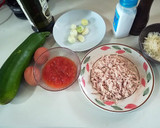 Foto del paso 1 de la receta: Calabacín relleno