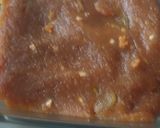 A picture of step 5 of Coconut, besan sheera barfi.