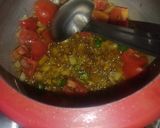 A picture of step 3 of Aloo matar.