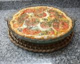 Foto del paso 4 de la receta: Tarta de jamón y queso 🧀🍅