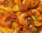 Foto langkah ke 3 dari resep Udang & Kentang Balado.