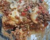 A picture of step 5 of Lasagna.