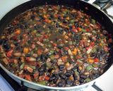 A picture of step 6 of Multicolored Beans with Rice.