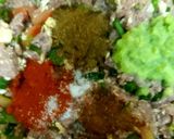 A picture of step 1 of Quick chapli kebabs😊.
