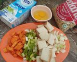 Foto langkah ke 1 dari resep Schotel makaronie sayuran saus bolongnise.