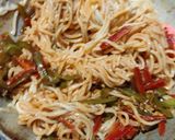 A picture of step 6 of Schezwan Udon Noodles.