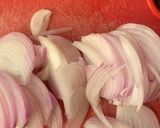 A picture of step 1 of Restaurant style Kachumber Salad (with vinegar dressing).