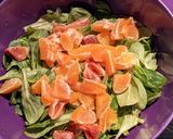 Une image de l'étape 3 de Salade radis mâche orange.