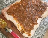 Foto del paso 4 de la receta: Matambrito de cerdo adobado con puré de batata con miel