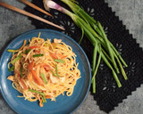 A picture of step 7 of Chow Mein.