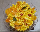A picture of step 1 of Corn Bhel.