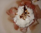 A picture of step 2 of Koila chicken with white pasta.