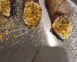 A picture of step 8 of Sicilian Cannoli (without lard or Marsala).