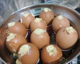 Hình bước làm 2 của món Hột gà nướng mật