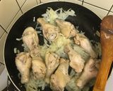 A picture of step 3 of Chicken drumsticks with vegetables.
