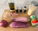 Foto del paso 1 de la receta: Tartar de Berenjena con Patatas en Estuche de Microondas