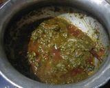 A picture of step 5 of Spinach and pumpkin curry.