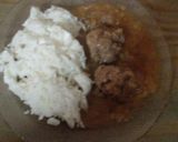 Foto del paso 9 de la receta: Albóndigas en salsa y arroz🍚
