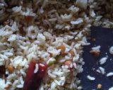 A picture of step 8 of Tamarind rice/ puliyogare.