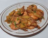 Foto langkah ke 4 dari resep Udang pedas asam manis nanas🍍.