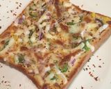 A picture of step 5 of Pizza Toast.