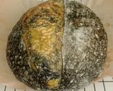 Foto langkah ke 26 dari resep Pandan Charcoal Sourdough Bread (88% - Oven Tangkring).