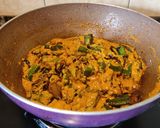 A picture of step 11 of Curd Okra or Dahi ki Bhindi..