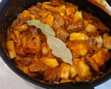 Foto del paso 4 de la receta: Ternera guisada con sitake y calabacín
