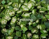 A picture of step 1 of Bhindi Stir Fry / Okra Stir Fry.