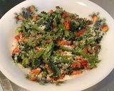 Une image de l'étape 13 de Cima di rapa aux anchois, poivron rouge et pecorino.