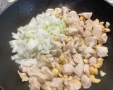 A picture of step 14 of Chicken with Cashews, Bell Peppers, and Carrots.