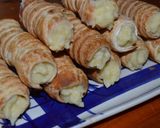 Foto del paso 8 de la receta: Cañoncitos de hojaldre con pastelera