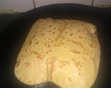A picture of step 2 of Chinni/Sugar paratha.