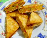 Foto langkah ke 7 dari resep Gabin goreng isi sayuran.