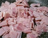 Foto del paso 3 de la receta Revuelto de setas, jamón cocido y huevo😋🍽