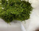 A picture of step 1 of Palak paneer.