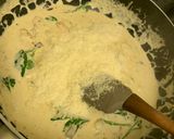 A picture of step 7 of Prawn white pasta (veggie).