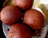 A picture of step 9 of Peanut Stuffed Chhole Paneer Gulabjamun.