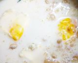 A picture of step 1 of Raisin pudding.