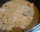 A picture of step 4 of Chicken Changezi.
