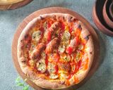 Foto langkah ke 5 dari resep Mushroom pizza.