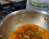A picture of step 4 of Dal Makhani.