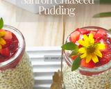 Foto langkah ke 5 dari resep Saffron Strawberry Chia Seed Pudding.