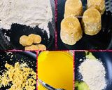 A picture of step 1 of Oats & jaggery protein powder.