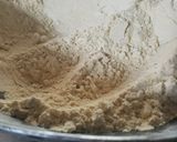 A picture of step 1 of Besan ladoo.