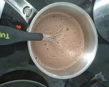 Une image de l'étape 1 de Crème aux œufs chocolat.