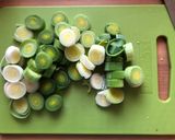 A picture of step 2 of Simple mushroom and leek risotto.