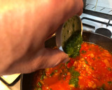 Foto del paso 5 de la receta: Bomba de calabacín relleno de verduras y pollo