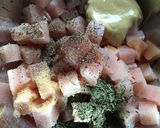 A picture of step 2 of Creamy Dijon-Tarragon Chicken & Potato Sauté with Black Eyed Pea Flour.